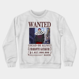 Charlotte Katakuri One Piece Wanted Crewneck Sweatshirt